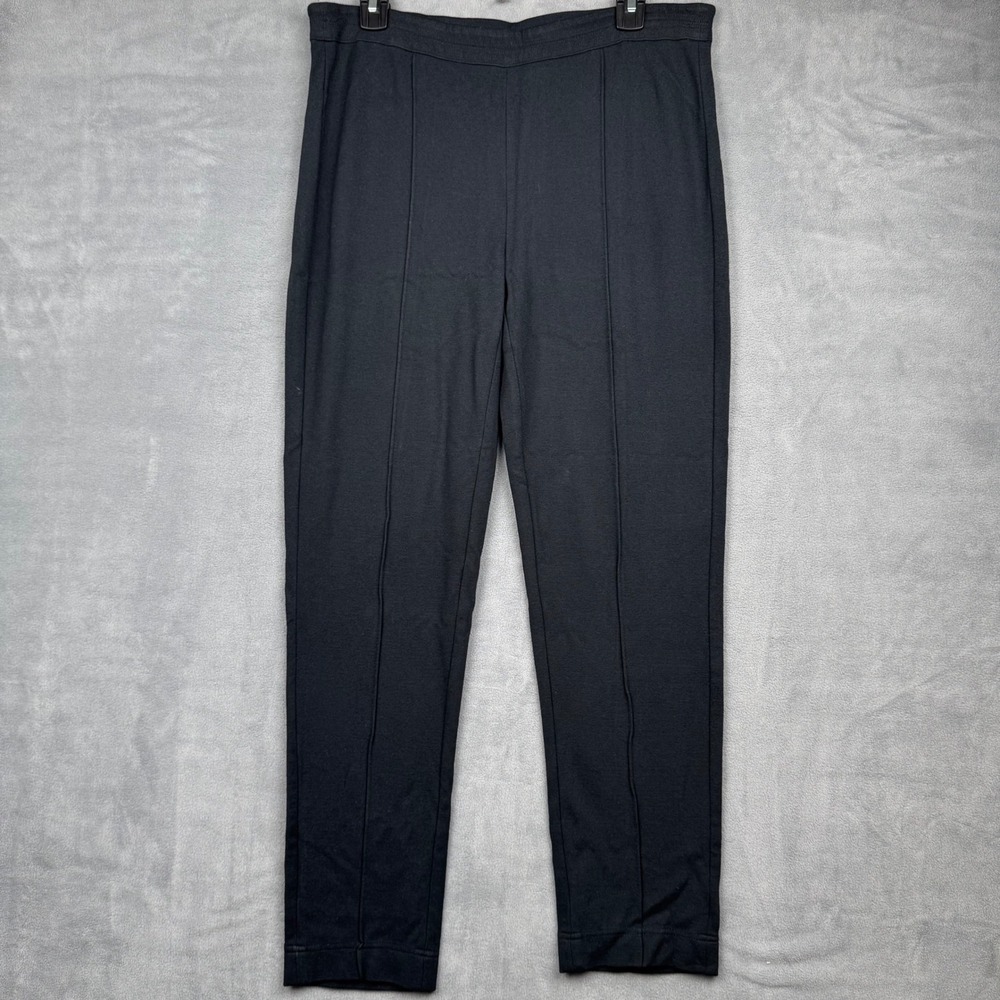 Soft Surroundings Black Stretch Viscose Nylon Spandex Lounge Pants Size S‎
